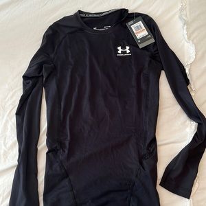 Under Armour men’s long sleeve compression top - heat gear size small